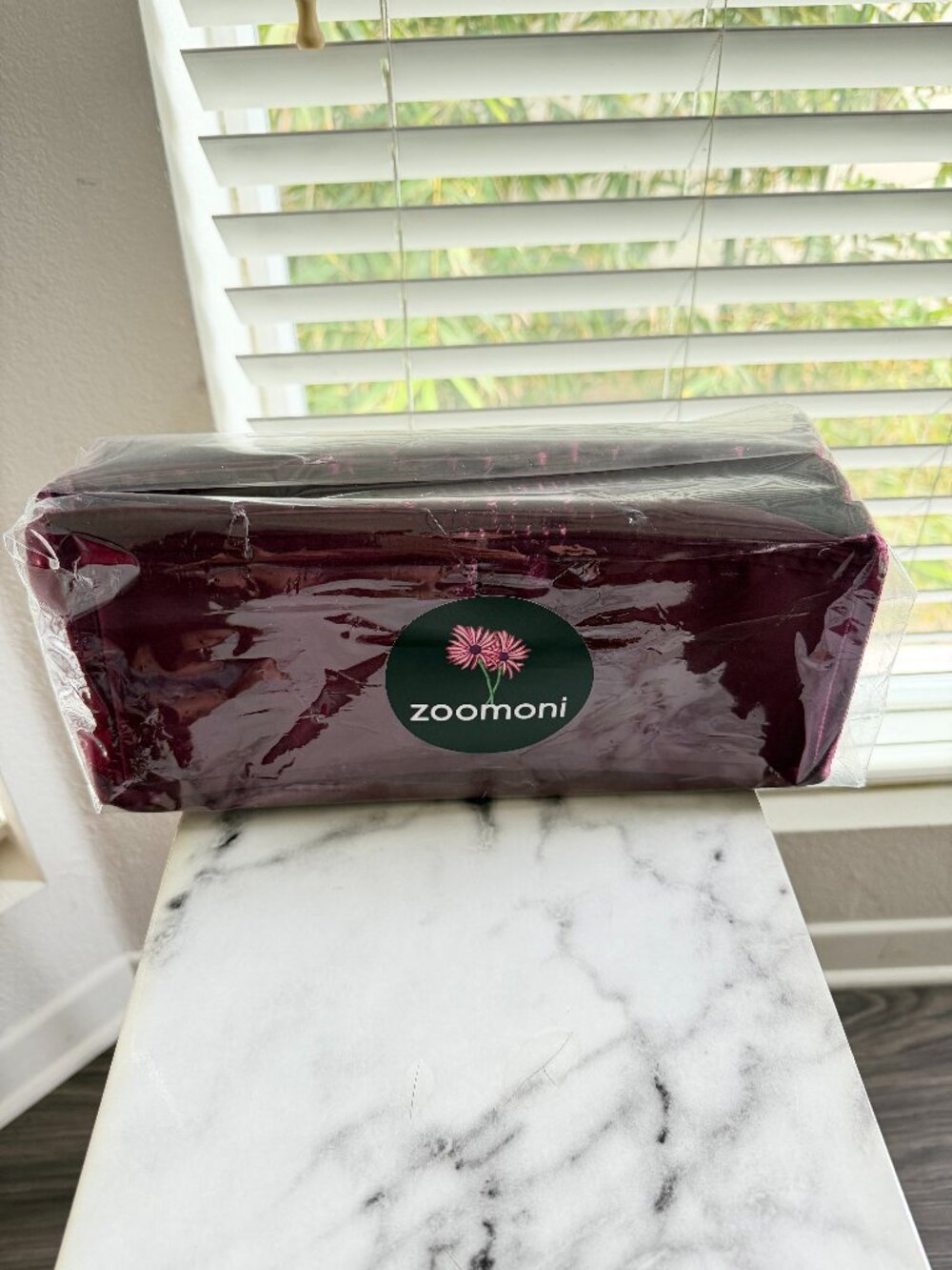 NEW Zoomoni Silk Bag Organizer Chanel GST Grand Shopping Tote Medium Wine